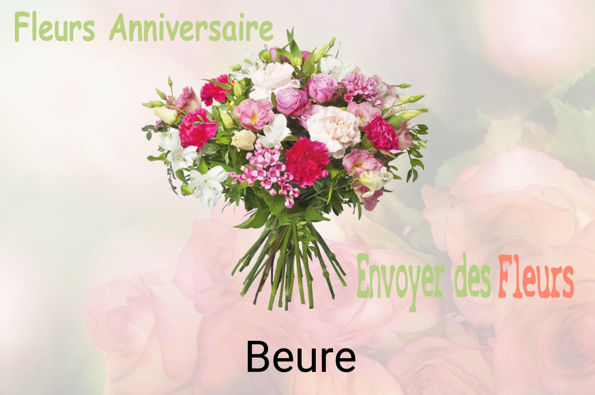Bouquet de fleurs d’anniversaire livré à Beure